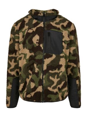 Urban Classics Polár dzseki  bézs / barna / khaki / fekete-hu