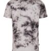 Urban Classics Póló 'Black Tie Dye Tee'  fekete / fehér-hu