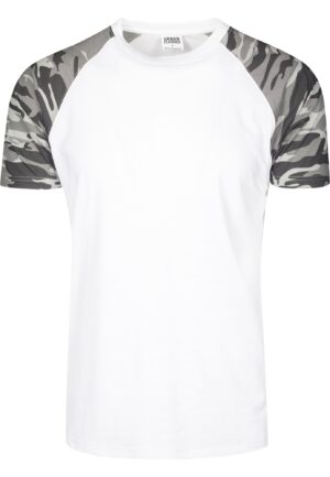 Urban Classics Póló  khaki / fehér