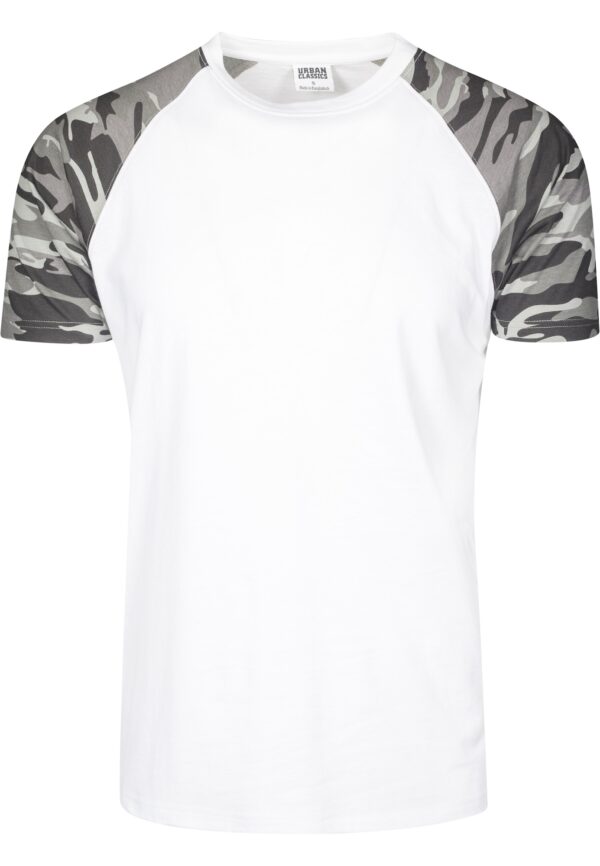 Urban Classics Póló  khaki / fehér