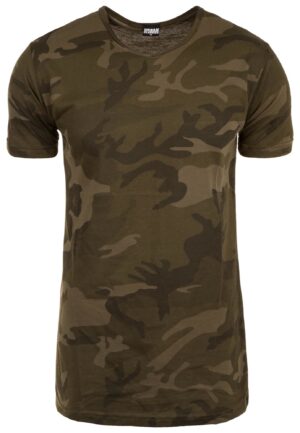 Urban Classics Póló  világosbarna / khaki / olíva
