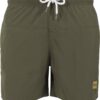 Urban Classics Rövid fürdőnadrágok 'Block Swim'  khaki