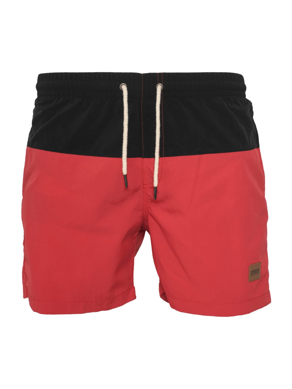 Urban Classics Rövid fürdőnadrágok  pasztellpiros / fekete