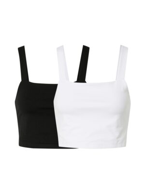 Urban Classics Top  fekete / fehér