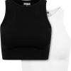 Urban Classics Top  fekete / fehér-Ár
