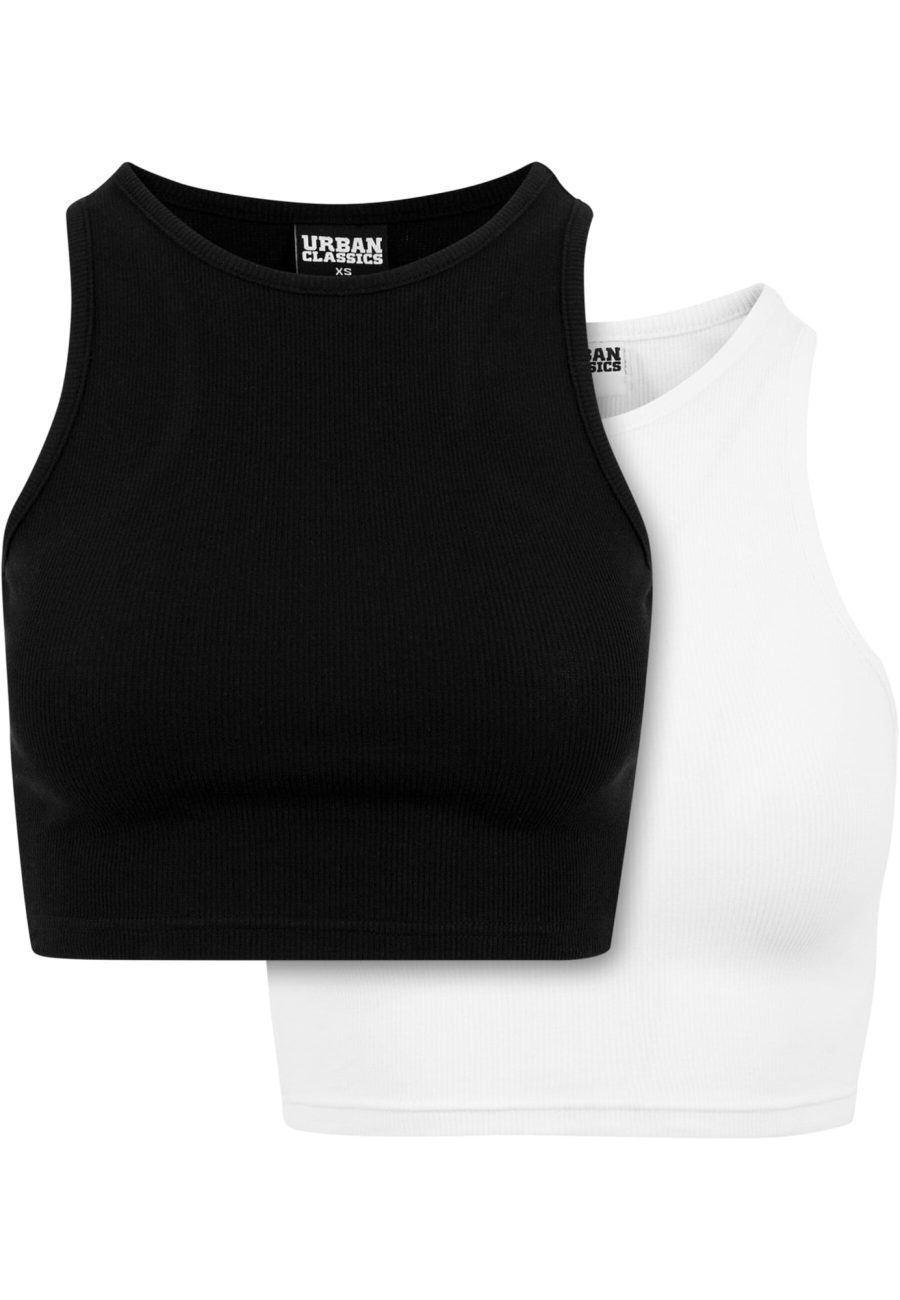 Urban Classics Top  fekete / fehér-Ár