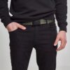 Urban Classics logo strap - green/black