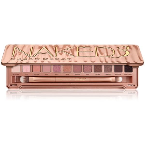 Urban Decay Naked3 szemhéjfesték paletta ecsettel 12x1