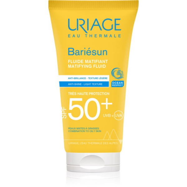 Uriage Bariésun Matifying Fluid SPF 50+ mattító folyadék hidratáló hatással SPF 50+ 50 ml-Ár