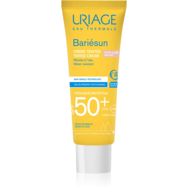 Uriage Bariésun Tinted Cream SPF 50+ védő tonizáló krém arcra SPF 50+ árnyalat Fair tint 50 ml-Ár