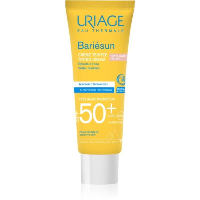 Uriage Bariésun Tinted Cream SPF 50+ védő tonizáló krém arcra SPF 50+ árnyalat Fair tint 50 ml-Ár
