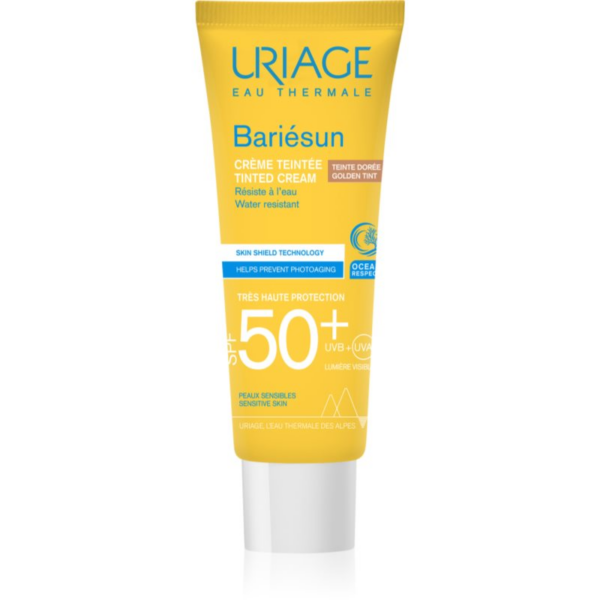 Uriage Bariésun Tinted Cream SPF 50+ védő tonizáló krém arcra SPF 50+ árnyalat Golden tint 50 ml-Ár