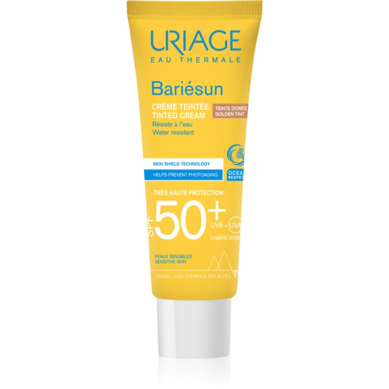 Uriage Bariésun Tinted Cream SPF 50+ védő tonizáló krém arcra SPF 50+ árnyalat Golden tint 50 ml-Ár