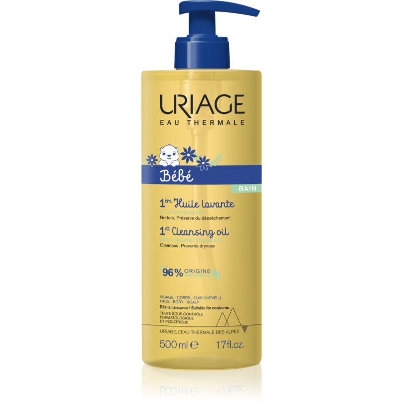 Uriage Bébé 1st Cleansing Oil tápláló tisztító olaj gyermekeknek 500 ml-Ár