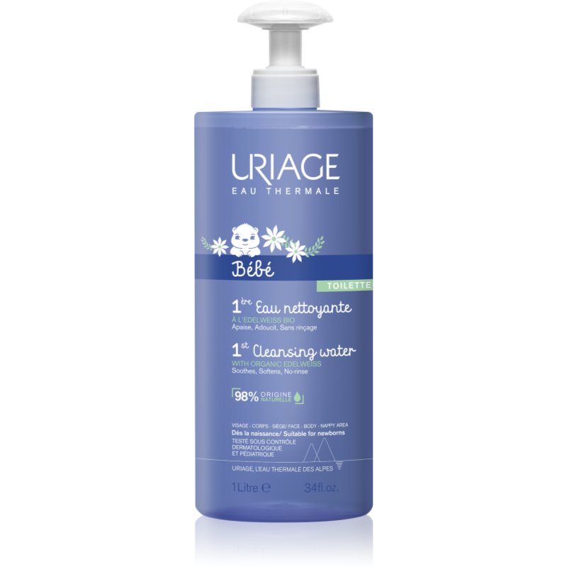 Uriage Bébé 1st Cleansing Water tisztító víz testre és arcra 1000 ml-Eredeti