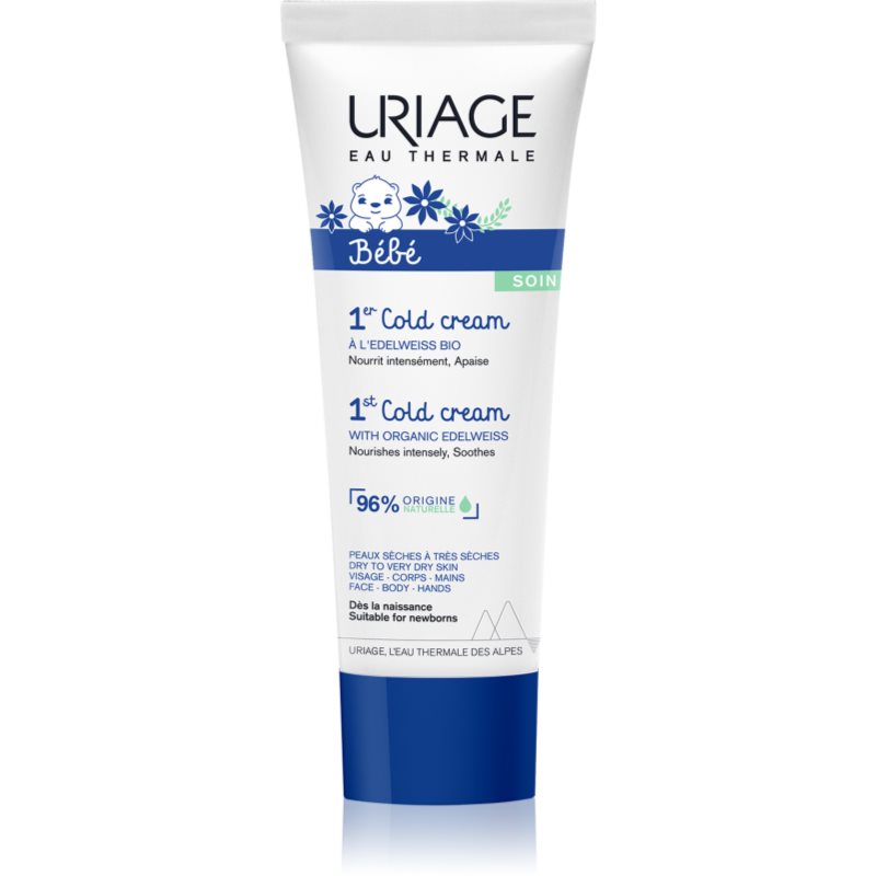Uriage Bébé 1st Cold Cream tápláló krém testre és arcra 75 ml-Eredeti