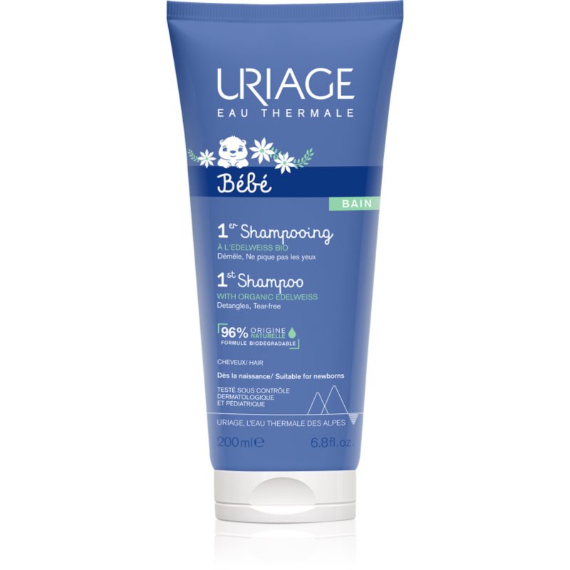Uriage Bébé 1st Shampoo gyengéd gyermek sampon a könnyű kifésülésért 200 ml-Ár