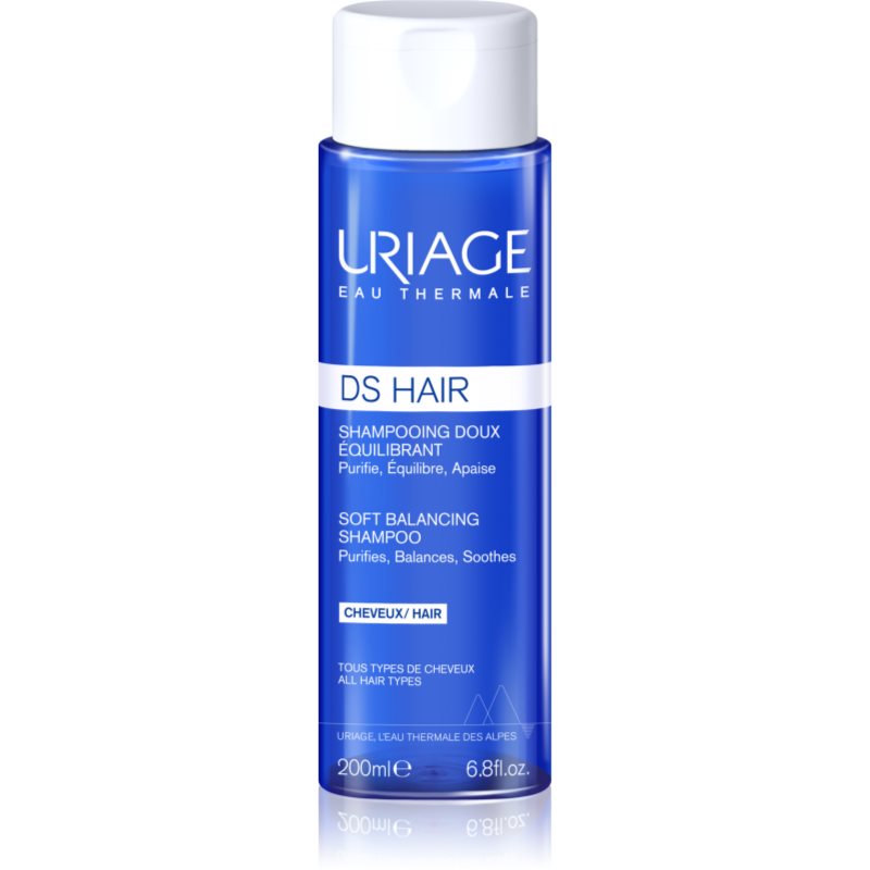 Uriage DS HAIR Soft Balancing Shampoo tisztító sampon érzékeny fejbőrre 200 ml-Eredeti