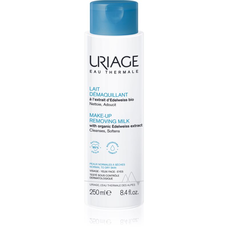 Uriage Eau Thermale Make-Up Removing Milk gyengéd sminklemosó tej az arcra és a szemekre 250 ml-Ár