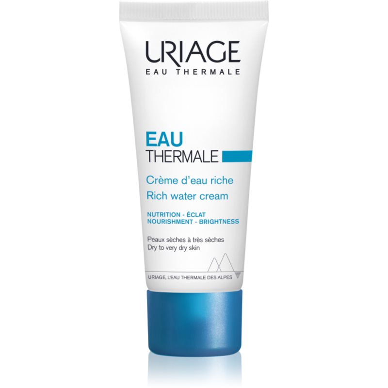 Uriage Eau Thermale Rich Water Cream tápláló hidratáló krém száraz és nagyon száraz bőrre 40 ml-Eredeti