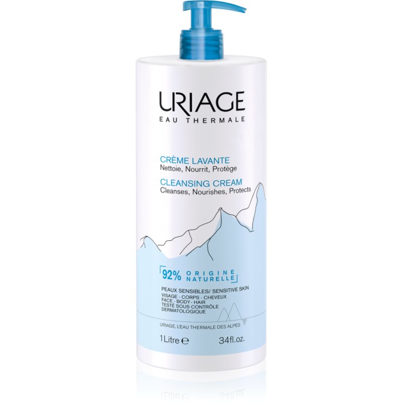 Uriage Hygiène Cleansing Cream tápláló tisztító krém testre és arcra 1000 ml-Ár