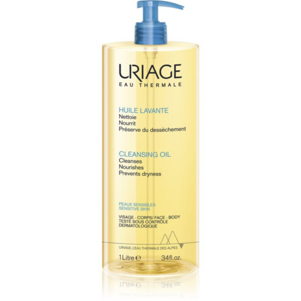 Uriage Hygiène Cleansing Oil mosóolaj arcra és testre 1000 ml-Eredeti