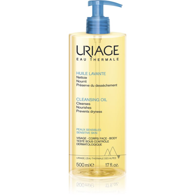 Uriage Hygiène Cleansing Oil mosóolaj arcra és testre 500 ml-Eredeti
