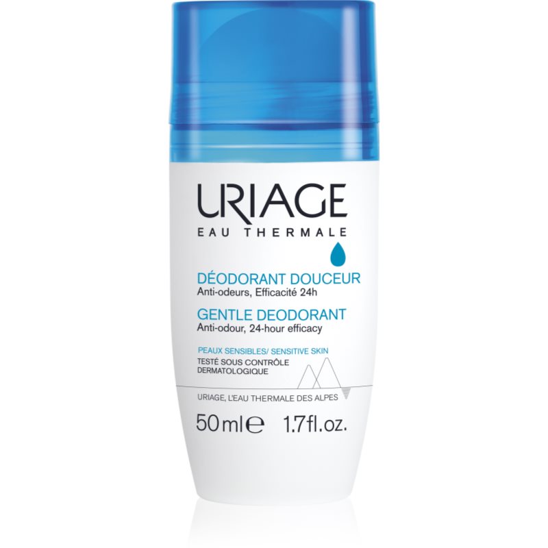 Uriage Hygiène Gentle Deodorant finom dezodor roll-on alumínium mentes 50 ml-Eredeti