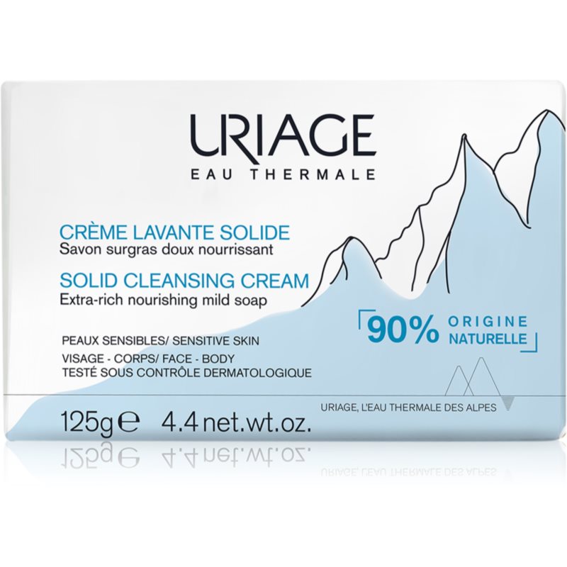 Uriage Hygiène Solid Cleansing Cream finom állagú tisztító krém termálvízzel z francouzských Alp 125 g-Ár