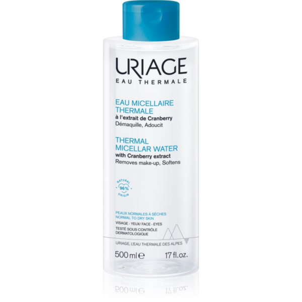 Uriage Hygiène Thermal Micellar Water - Normal to Dry Skin micellás víz normál és száraz