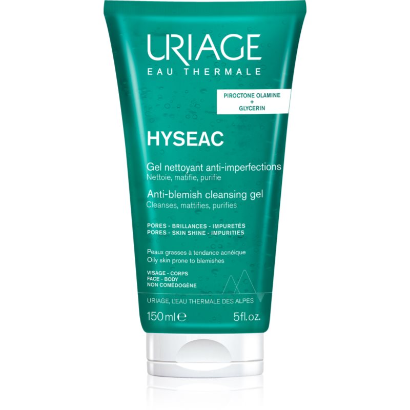 Uriage Hyséac Cleansing Gel lágy tisztító gél arcra és testre 150 ml-Eredeti