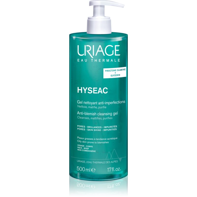 Uriage Hyséac Cleansing Gel lágy tisztító gél arcra és testre 500 ml-Ár