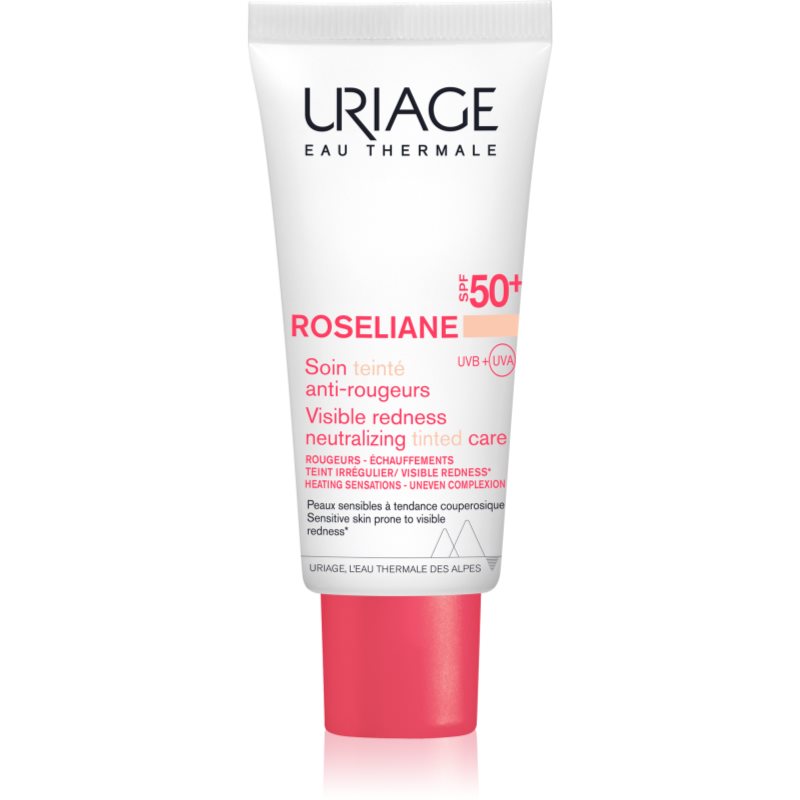 Uriage Roseliane CC Cream SPF 50+ CC krém a bőr vörössége ellen SPF 50+ árnyalat Light Tint 40 ml-Ár