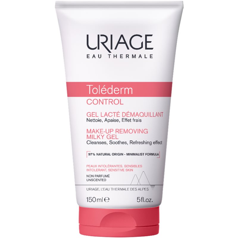 Uriage Toléderm Control Make-up Removing Milky Gel arctisztító és szemfestéklemosó gél 100 ml-Ár