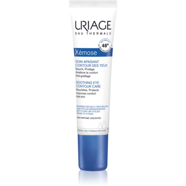 Uriage Xémose Soothing Eye Contour Care nyugtató szemkörnyékápoló krém száraz és atópiás bőrre 15 ml-Ár