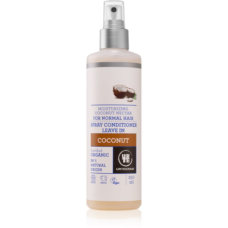 Urtekram Coconut leöblítést nem igénylő regeneráló kondicionáló a hidratálásért és a fényért 250 ml-Eredeti