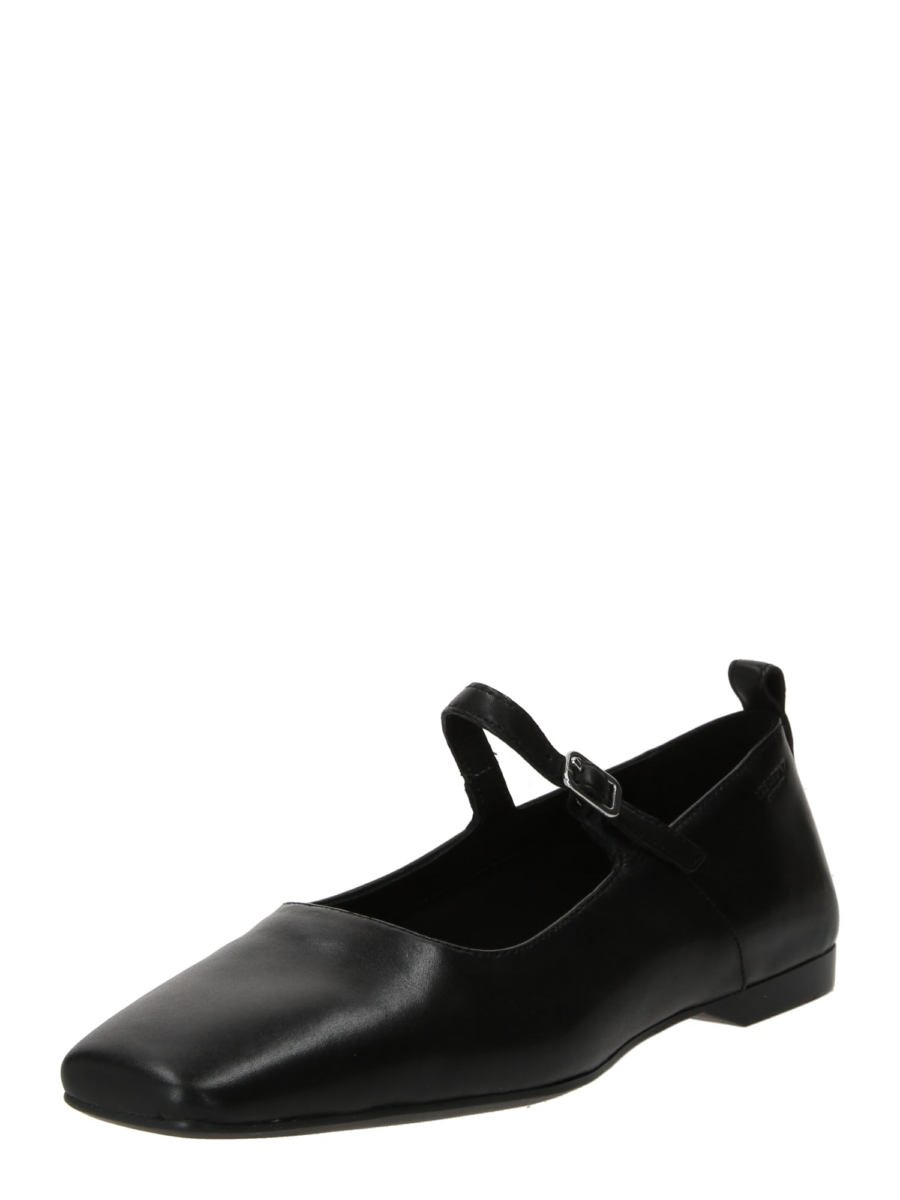 VAGABOND SHOEMAKERS Bokaszíj balerina 'Delia'  fekete-Ár