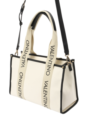 VALENTINO Shopper táska 'Candle'  gitt / fekete / piszkosfehér-Ár