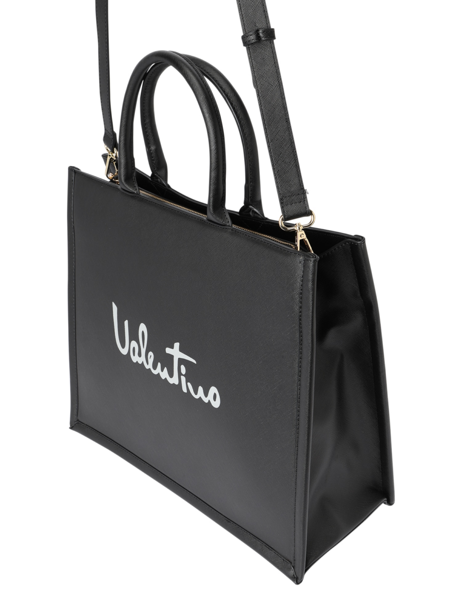 VALENTINO Shopper táska 'Shore'  fekete / fehér-Hungary