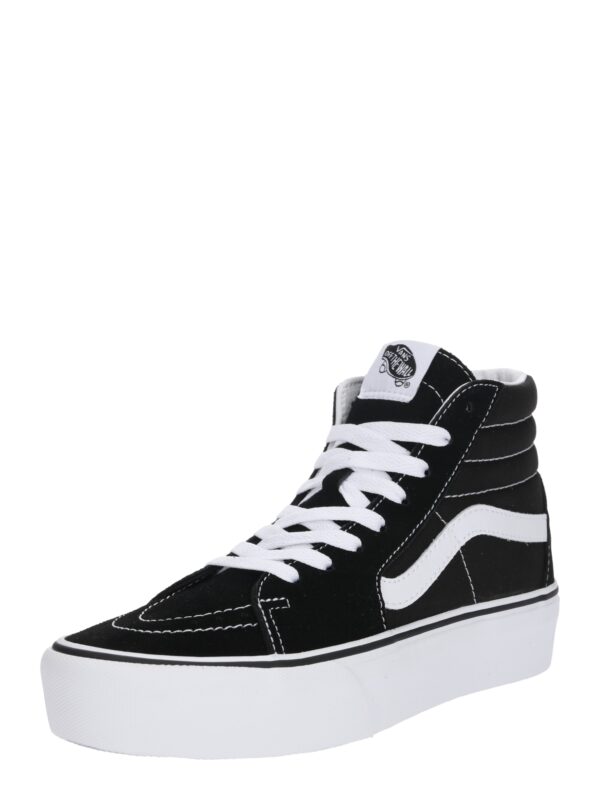 VANS Magas szárú sportcipők  fekete / fehér
