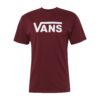 VANS Póló 'Classic'  merlot / fehér