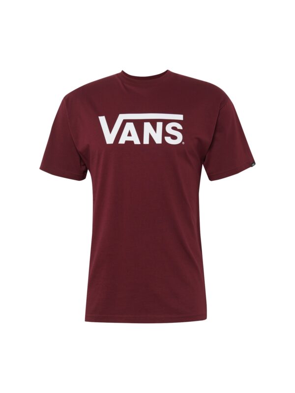 VANS Póló 'Classic'  merlot / fehér