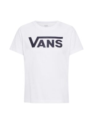 VANS Póló 'WM FLYING V CREW'  fekete / fehér