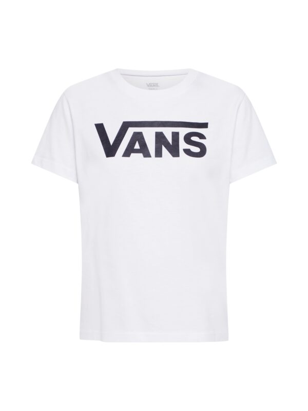 VANS Póló 'WM FLYING V CREW'  fekete / fehér