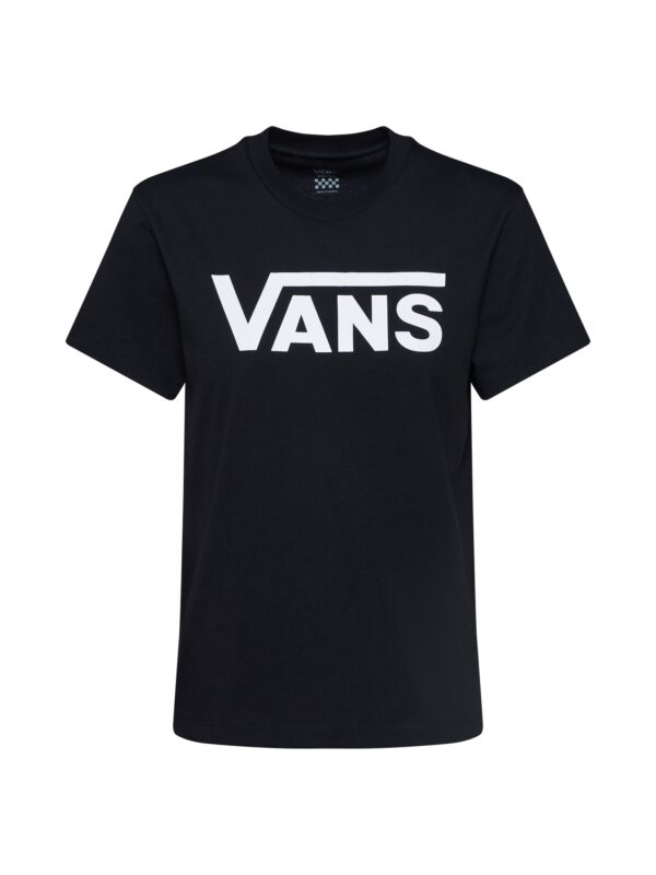 VANS Póló 'WM FLYING V CREW'  fekete / fehér