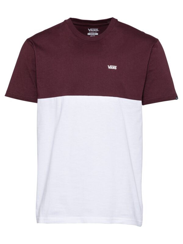 VANS Póló  borvörös / fehér-hu