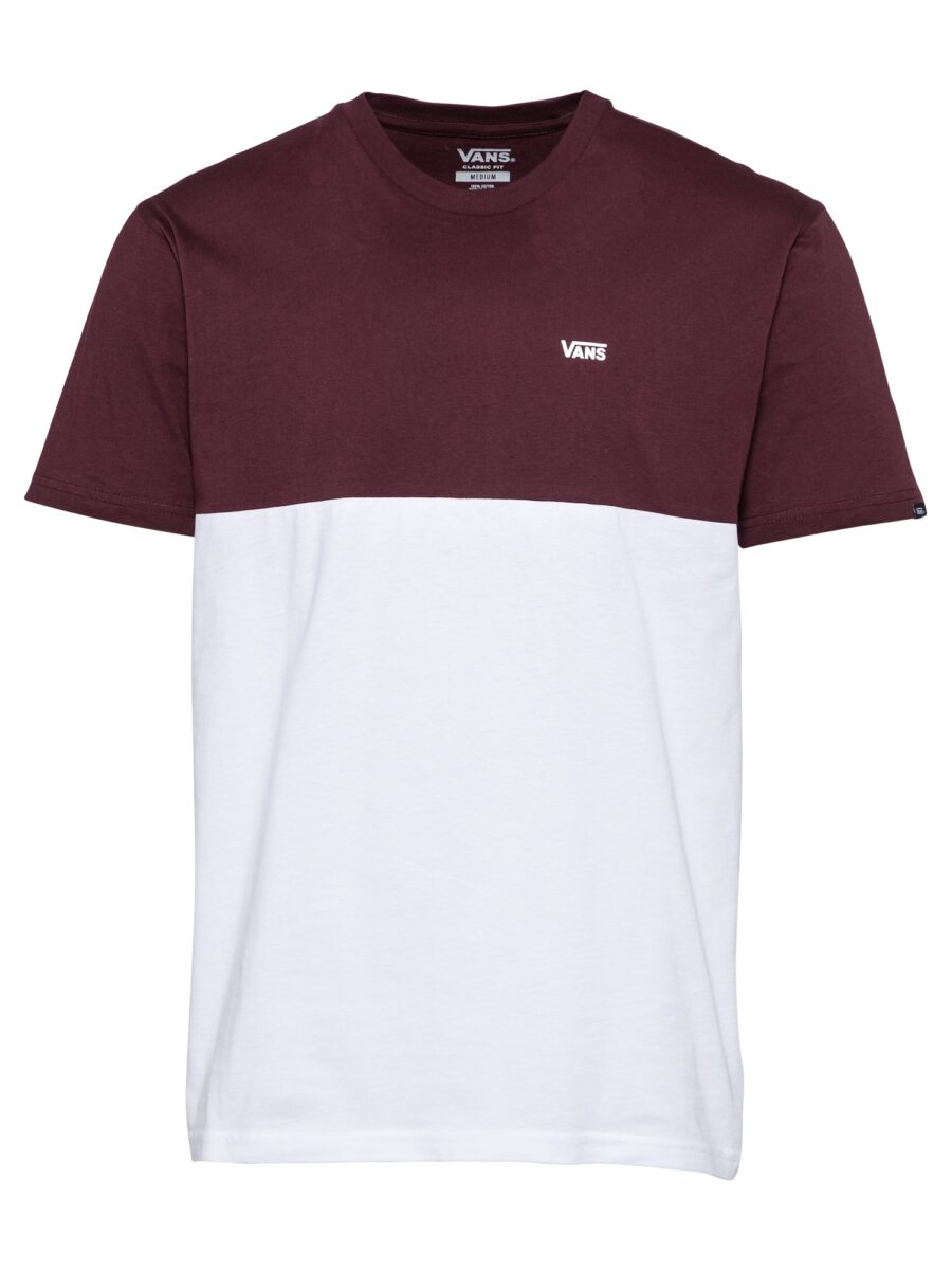 VANS Póló  borvörös / fehér-hu