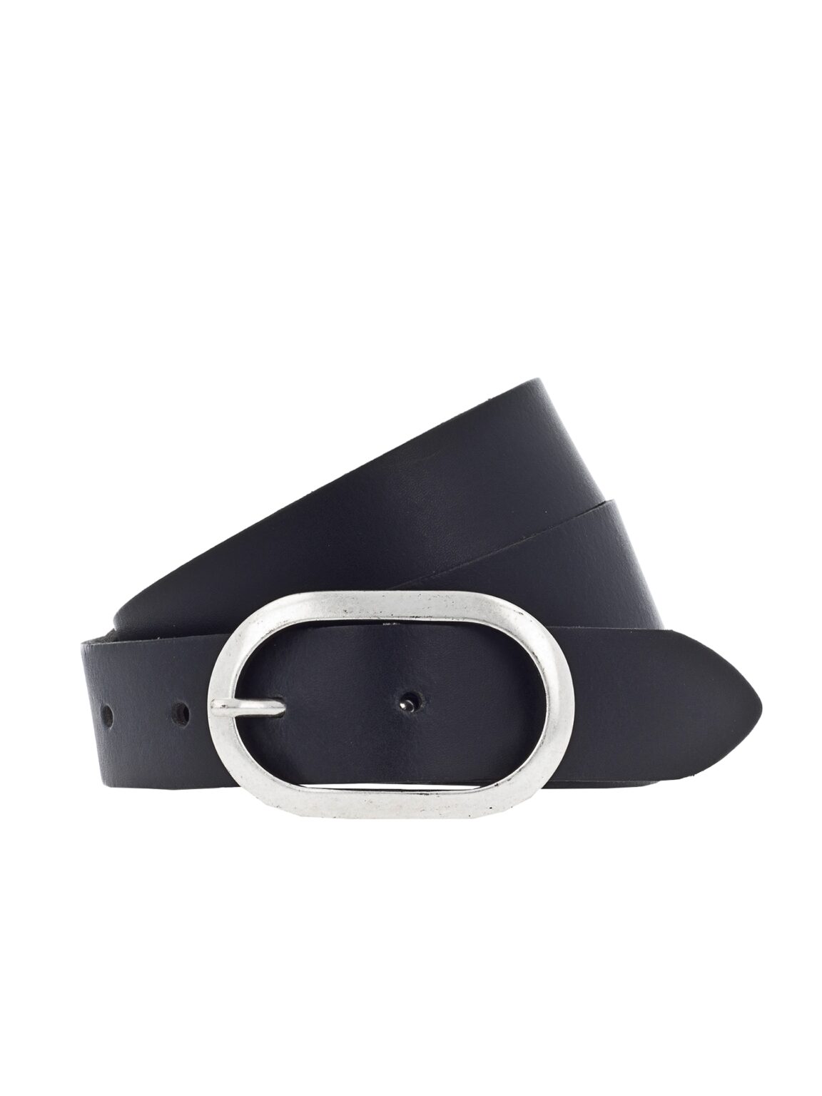 VANZETTI Övek 'Oval 3cm'  fekete / ezüst
