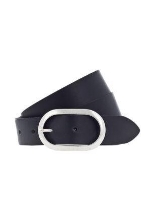 VANZETTI Övek 'Oval 3cm'  fekete / ezüst