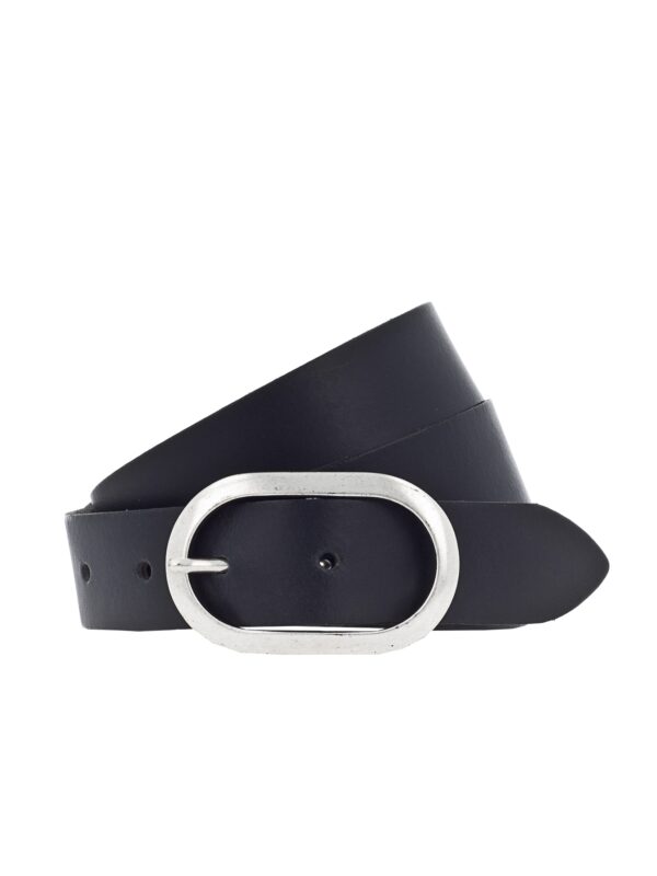 VANZETTI Övek 'Oval 3cm'  fekete / ezüst